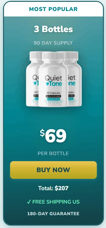 quiet tone 3 bottles price